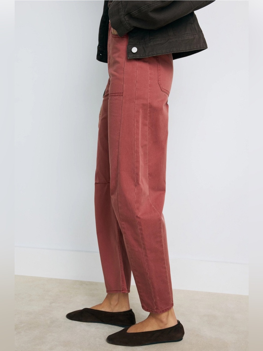 Veronica Beard Sloan High Rise Barrel Leg Pants US 27 - Picture 2 of 14